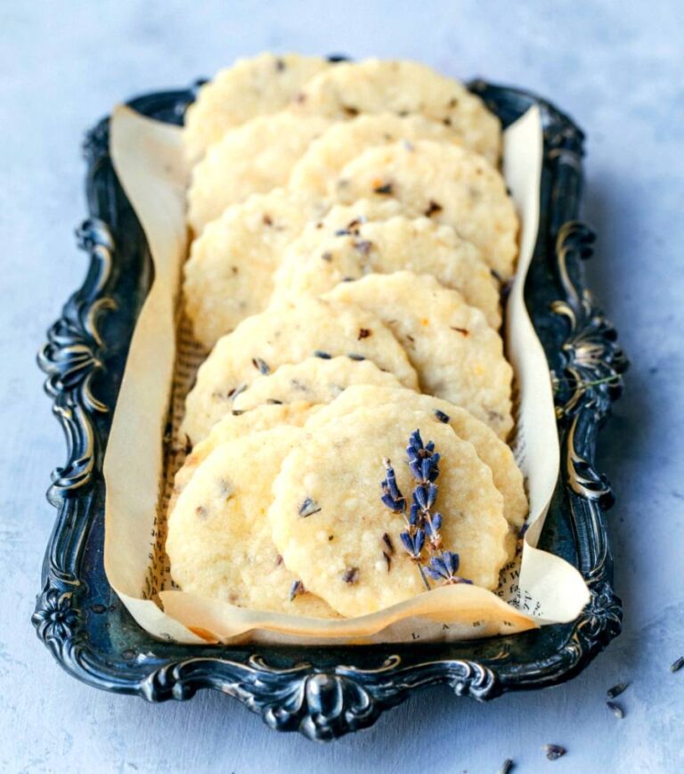 Lavender Cookies Recipe (Easy Shortbread!)