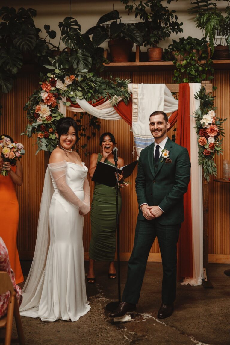 Tiffany and Ben’s Joyful Weddings in Brooklyn and Kuala Lumpur