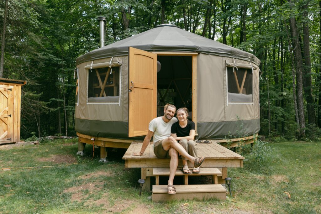 This Wisconsin Couple Lives in a Yurt, and Winter Is Their Favorite Part