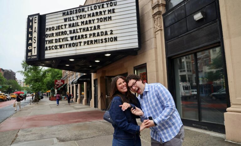 How Sweet Is This Movie Theater Proposal?